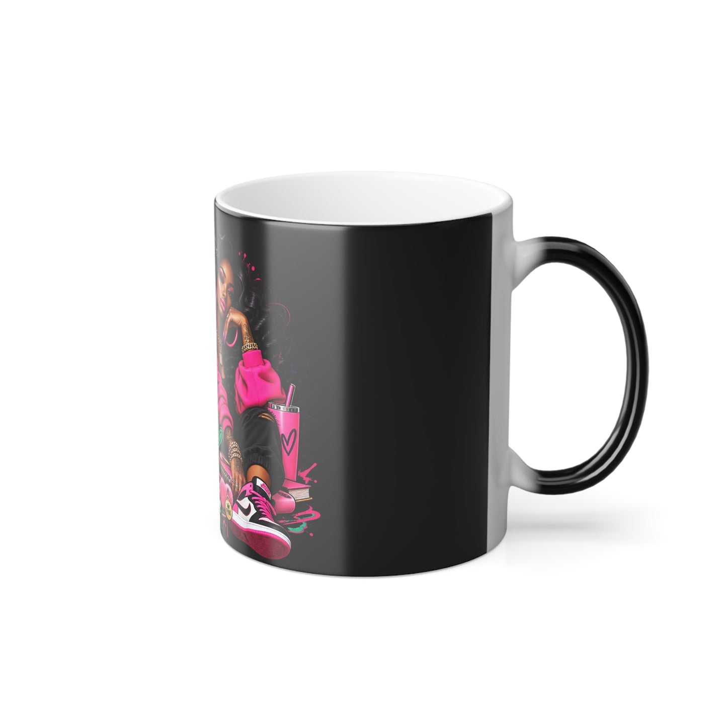 Get Up Sis! Color-Changing Mug — Empowerment Coffee Cup, "Your Future Self Needs You" 11oz