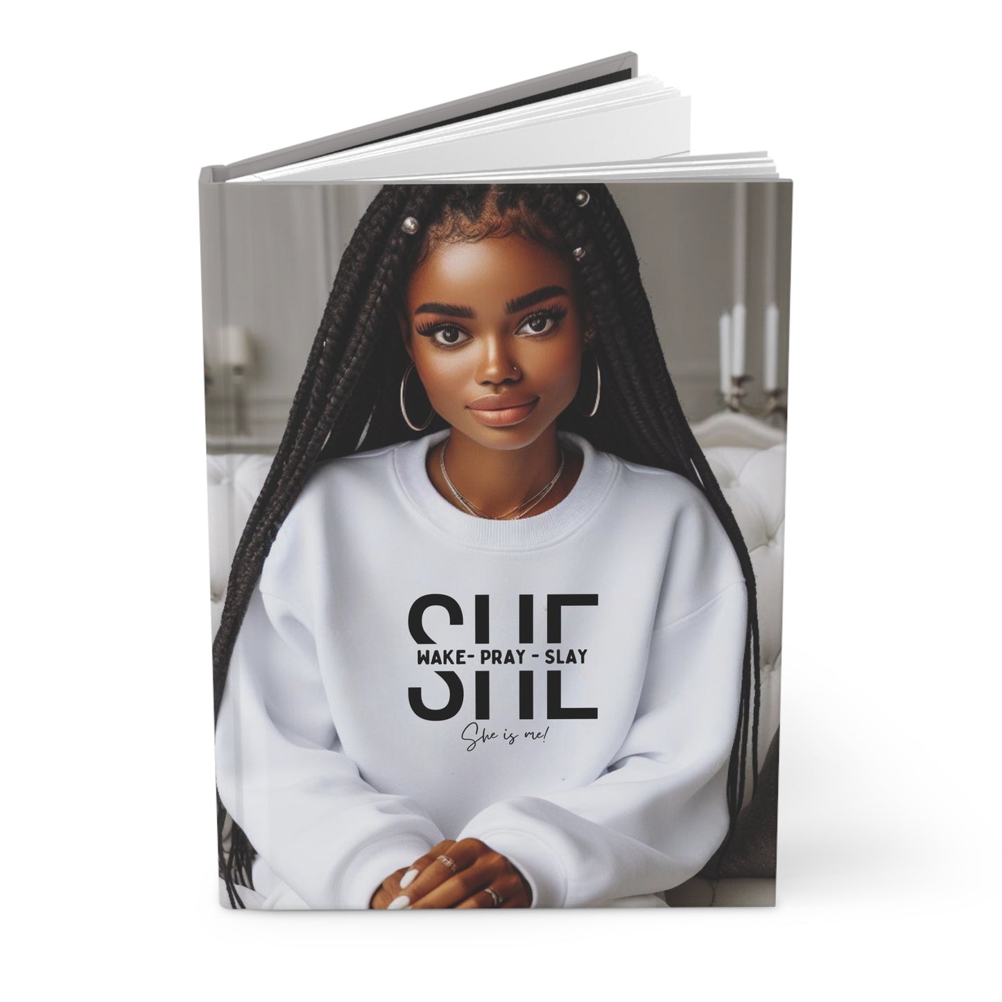 "She Is" Inspirational Gratitude Notebook for Women-Hardcover-Journal
