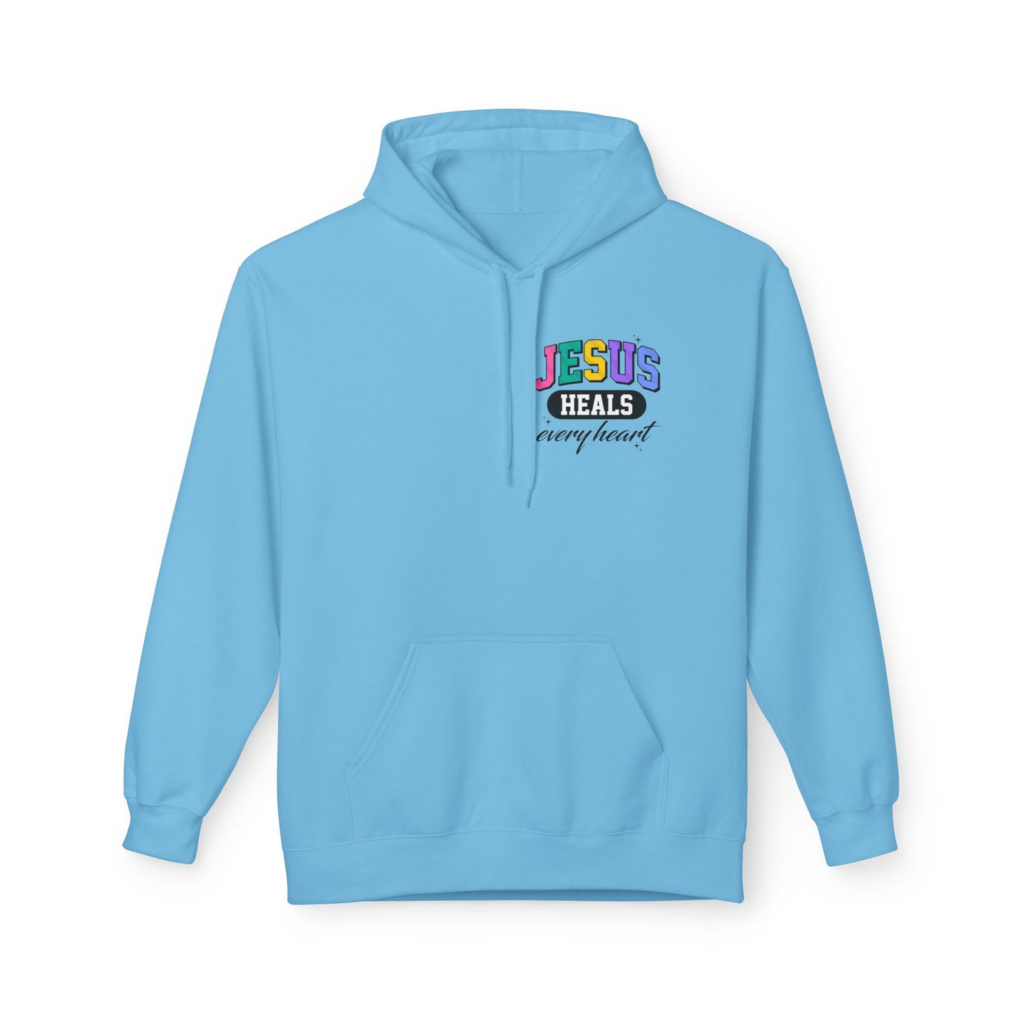 Jesus Heals Every Heart Hoodie — Christian Faith Pullover