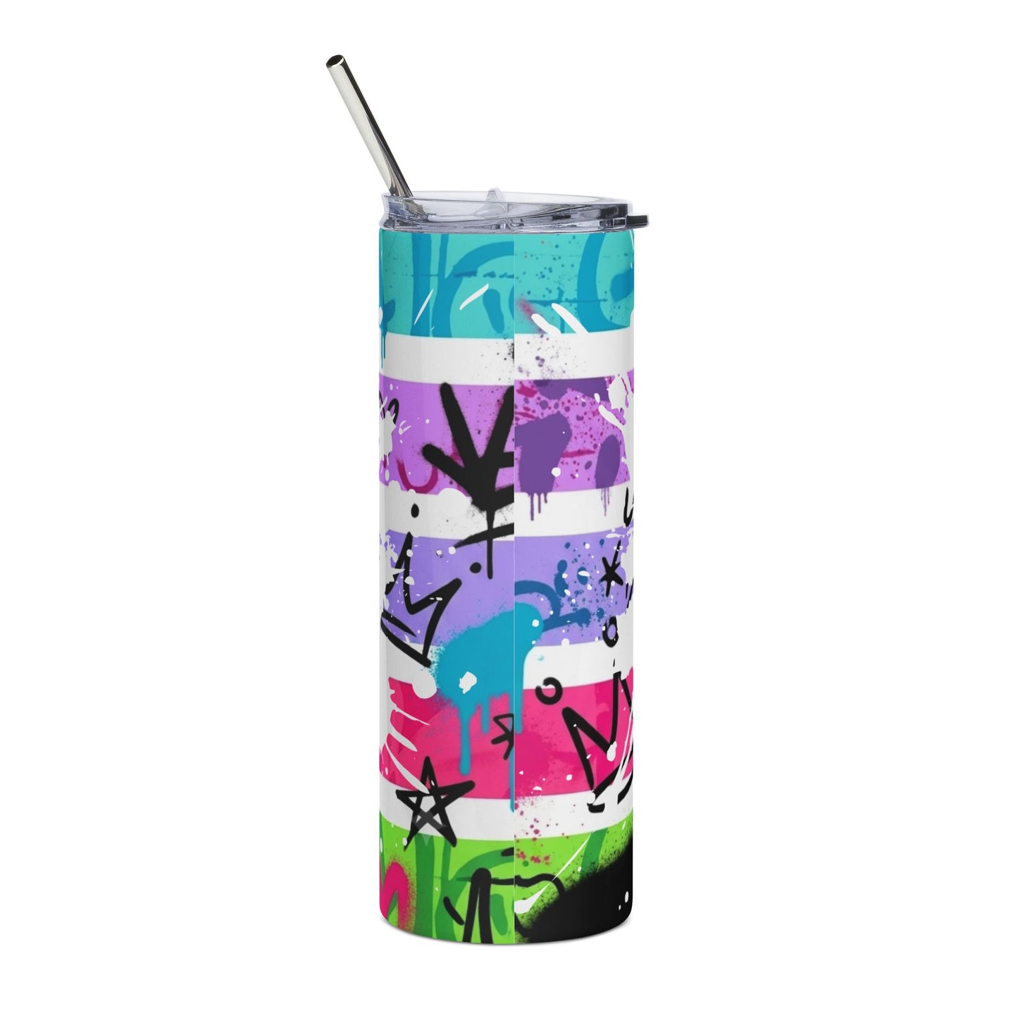 Motivational Skinny Tumbler — "Focus. Plan. Execute." 20oz Stainless Steel