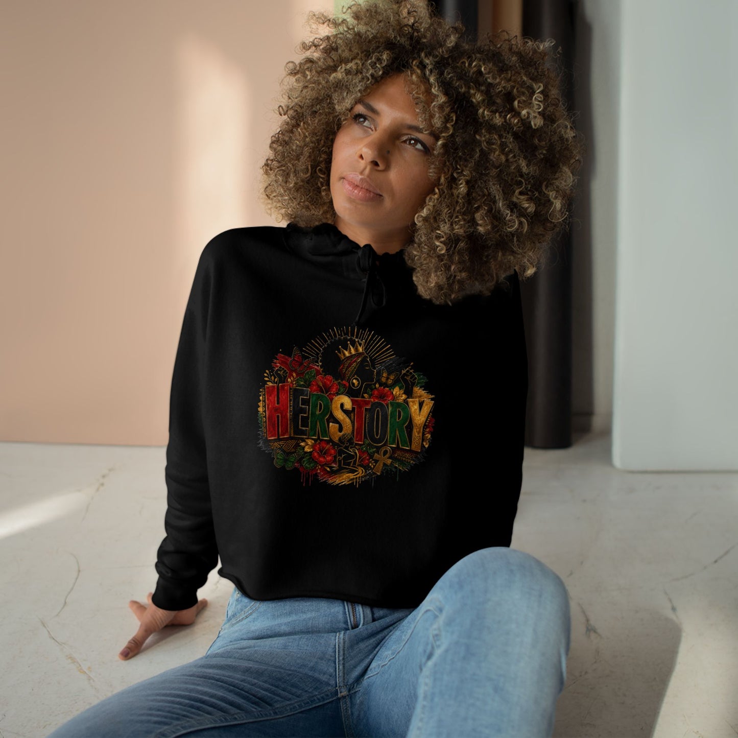 HERSTORY Crop Hoodie
